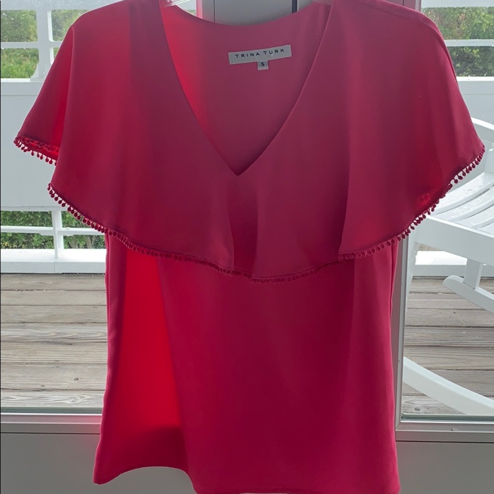 Trina Turk hot pink top